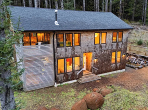 Rustic Arch Cape Getaway w/ Vibrant Interior Walk to the Beach Cape Wonder