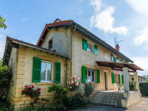 Sleep in former train station with beautiful pool and enclosed grass garden