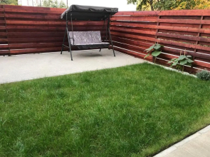 Apartament cu grădina proprie