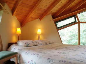 Ecological Holiday Home With Wood Stove Surrounded by Nature