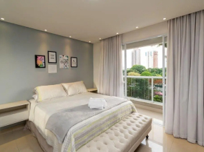 Lindo Studio no Setor Bueno - Edifício The Expression - Vista Piscina - WIfi - TH304