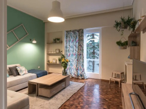 Athenian Gem in Kolonaki boho-chic apt