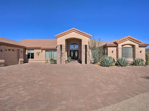 Hot Tub, Yard & Views: Spacious Cave Creek Home