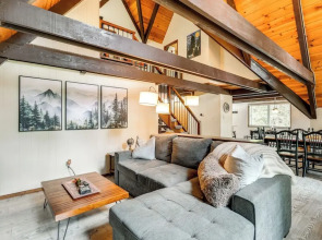 Sleek Blue Lake Springs Retreat w/ Deck & Yard!