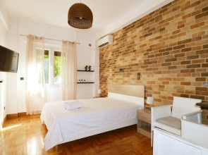 A modern rustic cosy apartment