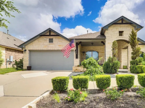 Covered Patio + Yard: Spacious Leander Home!