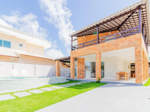 Gb03 Maravilhosa Casa 5 Suítes A 200m Da Praia