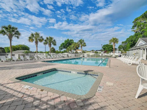 Walk to Surfside Beach: Home w/ Pool Access