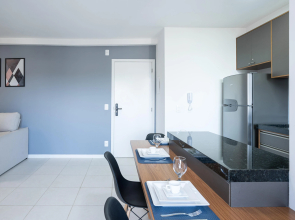 Apartamentos em Bal Piçarras 150 M DA PRAIA com SACADA, WI-FI, PISCINA, PORTARIA 24h, PLAYGROUND e vaga de GARAGEM