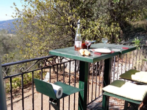 House With One Bedroom In Peille, With Wonderful Sea View, Enclosed Garden And Wifi - 16 Km From The Beach