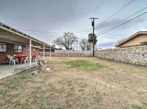 Quiet Family Home w/ Patio ~ 4 Mi to Utep, Airport