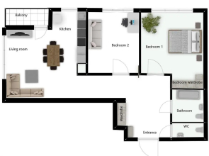 Cozy Home Apartment Kaivas, free parking, self check-in