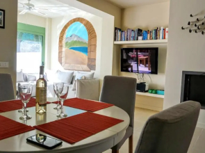 Pogonia, spacious apartment by the sea with private pool