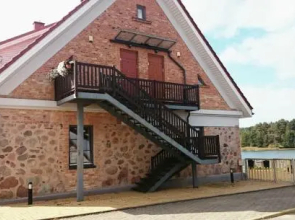 Two-level apartment by a lake