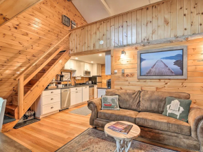 Pet-friendly Adirondack Cabin w/ On-site Lake