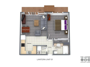 Lantern 1 Bedroom Patio Apartment with alpine view