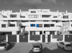 Beach House with Balcony and beach view