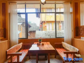 Longji terraced fields and a villa