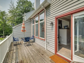 Deck & Pool Access: Lake Harmony Home!