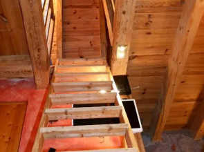 Ancienne petite marcairerie de montagne rénovée cadre rustique