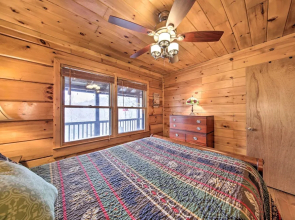 Ellijay Escape on Briar Creek w/ Hot Tub & Views!