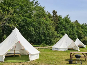 7 Meter Bell Tent - Up to 10 Persons Glamping