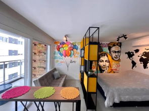 Flat Libertad, 404 A, com vaga de garagem