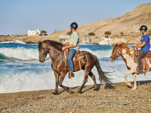 Superior Beachfront Apartment 2 with view to the Aegean Sea