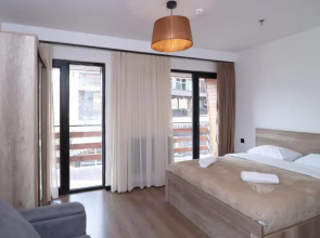 Bright Studio Apartment in Marshall Gudauri