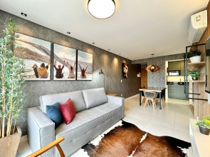 Apartamento 2 Dormitórios 5 pessoas em Gramado - Villagio 302