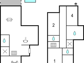 Stunning Home in Vrsi Mulo With Wifi and 4 Bedrooms