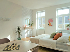 Schlicht und Elegant - Apartments mit 2 Schlafzimmern am Westbahnhof