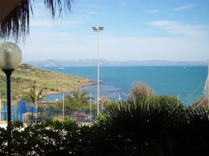 Panoramic Villetta on the Sicilian sea