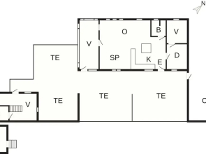 5 Person Holiday Home in Hals