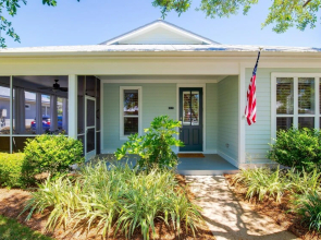 Remodeled House With Fenced Backyard and Golf Cart