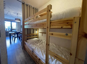 Ours Blanc 11 - Studio 4 pers belle vue montagnes et pistes