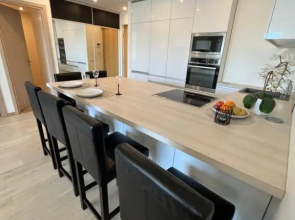 Luxe apartment with balcony