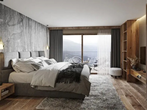 Superior Ferienwohnung mit 2 Schlafzimmern fur bis zu 5 Personen