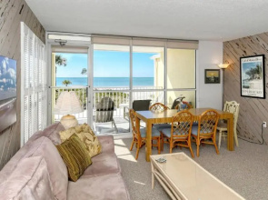 LaPlaya 206C Gorgeous vistas of the Gulf from this light and bright end unit with private access to the beach