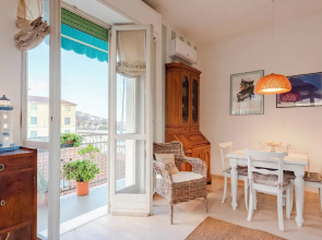 Stylish flat balcony near Rapallo Castle