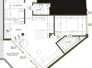 Luxury 80m2 Apartment With Balkony Downtown
