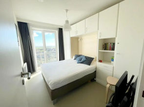 Apartment by Belgian Coast With Sea View