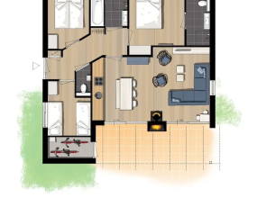 Beach Villa in North Holland With Patio