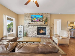 Lakefront Ozarks Home: Tiki Bar, Pool, Deck, Views