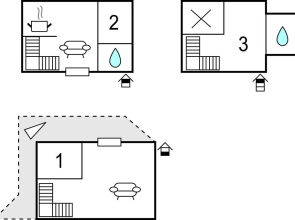 Nice Home in Os With 3 Bedrooms and Wifi