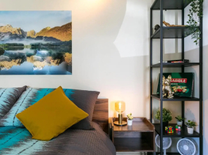 Top modern Studio Parkplatz Coffee WiFi