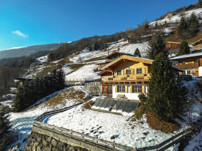 Chalet Obenland Panorama Aussicht Kitzbühler Alpen