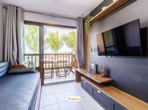 Apartamento térreo com varanda no VG Sun Cumbuco por Tactu
