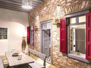 Villa Gaia Syros 1800 s Stone Building