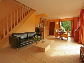 Cottage With a Terrace and a View of the Valley